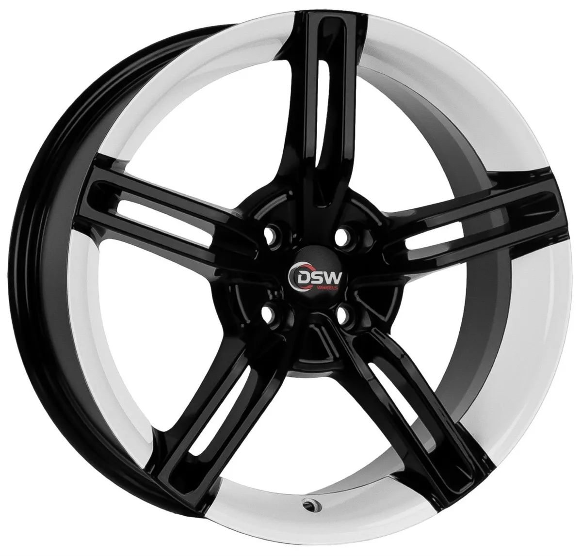 4X108 7X16 DSW-1186 ET20 65.1 BLACK/WHITE 1